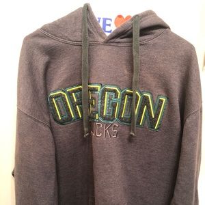 Grey Oregon ducks hoodie